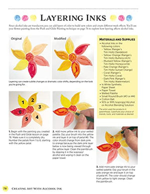 Creating Art with Alcohol Ink: Complete Guide to 12 Easy Techniques, 17 Spectacular Projects (Design Originals) How to Paint wit,Used