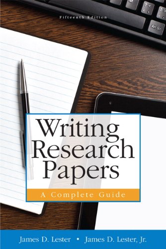 Writing Research Papers: A Complete Guide (spiral) (15th Edition),Used