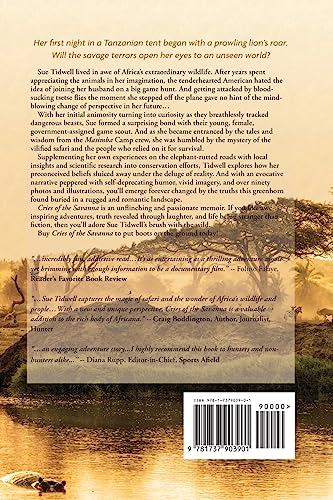Cries of the Savanna: An adventure. An awakening. A journey to understanding African wildlife conservation.,Used