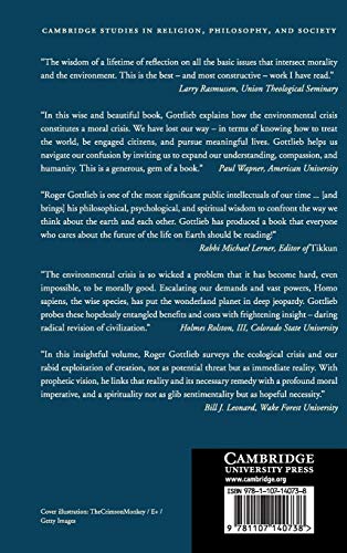 Morality and the Environmental Crisis (Cambridge Studies in Religion, Philosophy, and Society),Used