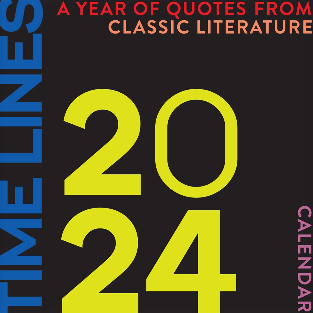 Time Lines: A Year of Quotes from Classic Literature2024 Wall Calendar,New