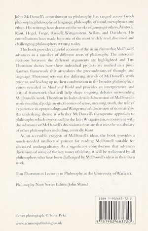 John McDowell (Philosophy Now),Used