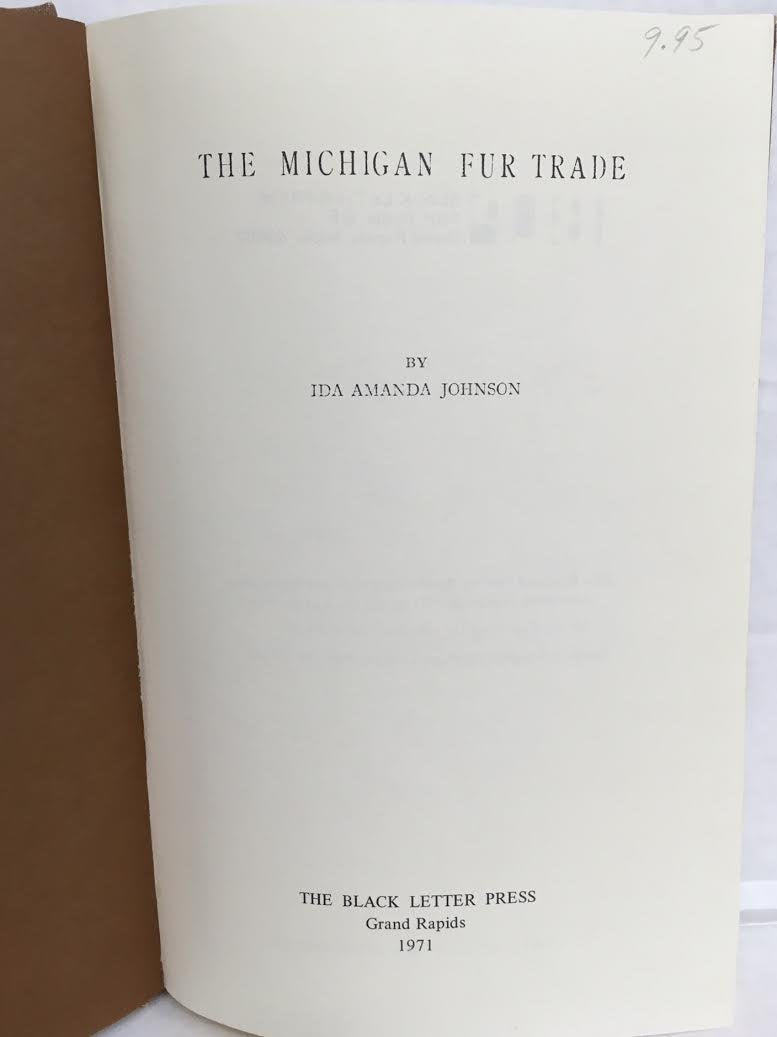 Michigan Fur Trade,Used