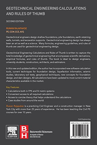 Geotechnical Engineering Calculations and Rules of Thumb,Used