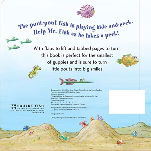 LifttheFlap Tab: HideandSeek, PoutPout Fish (A PoutPout Fish Novelty),Used