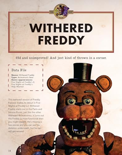 Five Nights at Freddy's Character Encyclopedia (An AFK Book),Used