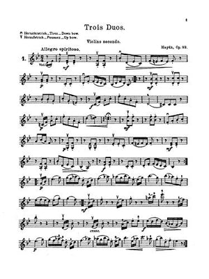 Three Duets, Op. 99 (Kalmus Edition),Used