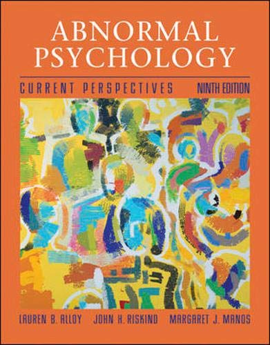 Abnormal Psychology: Current Perspectives with MindMAP Plus CDROM,Used