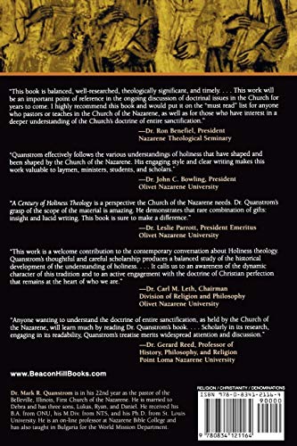 A Century of Holiness Theology: The Doctrine of Entire Sanctification in the Church of the Nazarene: 1905 to 2004,Used