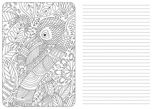 A Coloring Journal Fox,Used