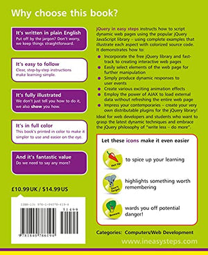 jQuery in easy steps,Used