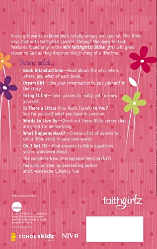 NIV, Faithgirlz! Bible: Revised Edition, Hardcover,Used