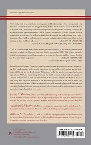 Autism Spectrum Disorder: Perspectives from Psychoanalysis and Neuroscience,Used