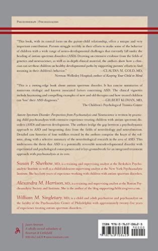 Autism Spectrum Disorder: Perspectives from Psychoanalysis and Neuroscience,Used