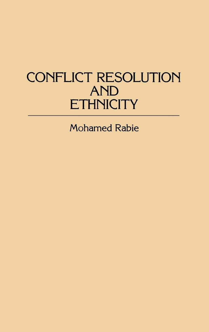 Conflict Resolution And Ethnicity