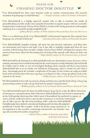 Chasing Doctor Dolittle: Learning The Language Of Animals,Used
