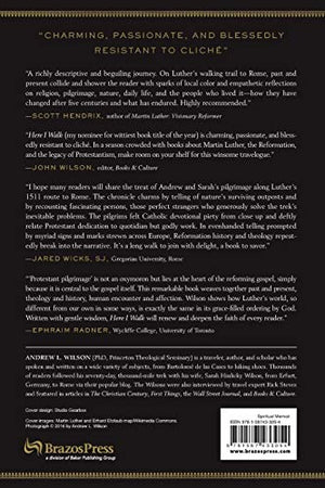 Here I Walk: A Thousand Miles On Foot To Rome With Martin Luther,Used