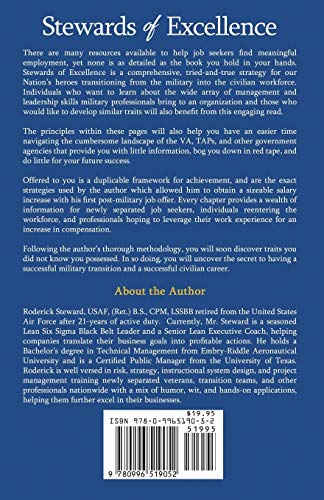 Stewards of Excellence: Leadership strategies for a successful military transition to a rewarding civilian career,Used