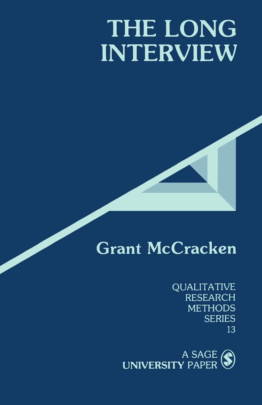 The Long Interview (Qualitative Research Methods),Used