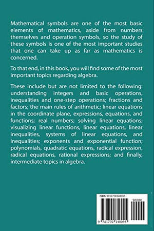 Algebra 1 Workbook: The SelfTeaching Guide and Practice Workbook with Exercises and Related Explained Solution. You Will Get an,Used