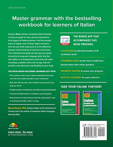 Practice Makes Perfect: Complete Italian Grammar, Premium Second Edition,Used