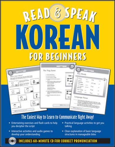 Read & Speak Korean For Beginners (Read & Speak For Beginners) (English And Korean Edition),New