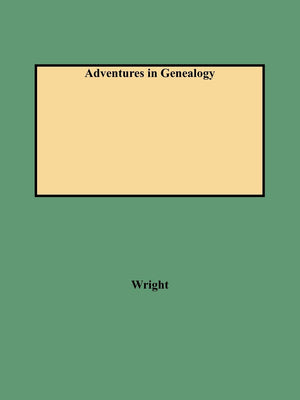 Adventures in Genealogy,Used