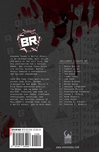 Battle Royale Slam Book: Essays on the Cult Classic by Koushun Takami,Used