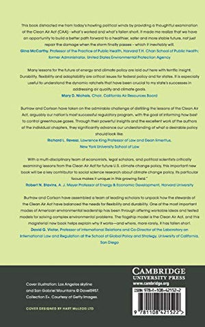 Lessons from the Clean Air Act: Building Durability and Adaptability into US Climate and Energy Policy,Used
