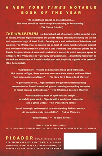 The Whisperers: Private Life in Stalin's Russia,Used