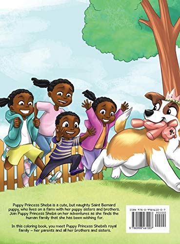 Puppy Princess Sheba: Coloring Book,Used