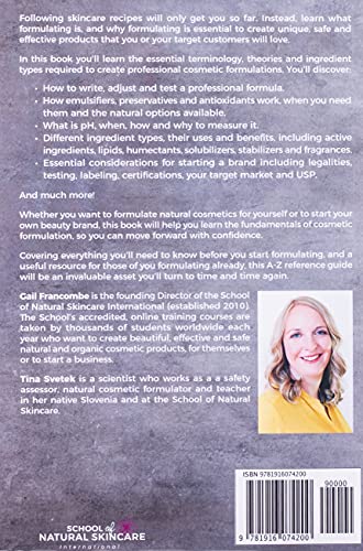 Az Of Natural Cosmetic Formulation: The Definitive Beginners Guide To The Essential Terminology, Theories And Ingredient Types