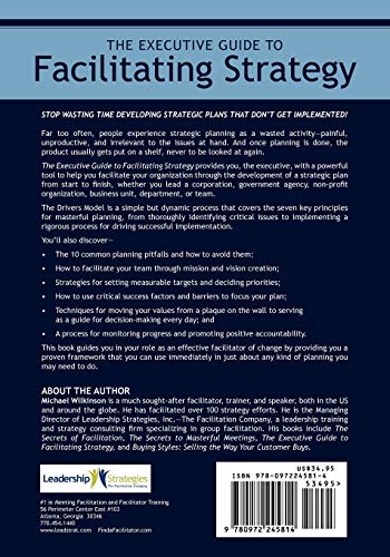 The Executive Guide to Facilitating Strategy,Used