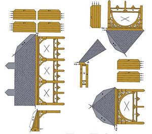 Cut & Assemble Victorian Cottage: An EasytoMake Paper Model,Used