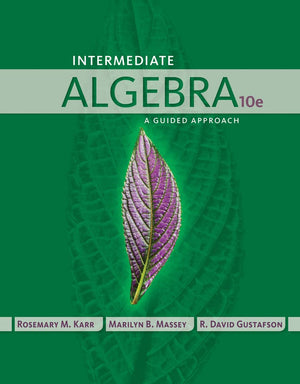 Intermediate Algebra: A Guided Approach,Used