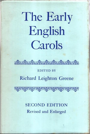 The Early English Carols (c OET t Oxford English Texts),Used