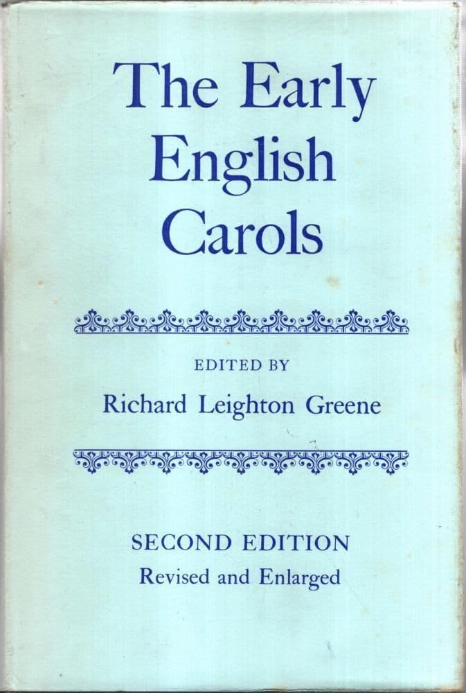 The Early English Carols (c OET t Oxford English Texts),Used