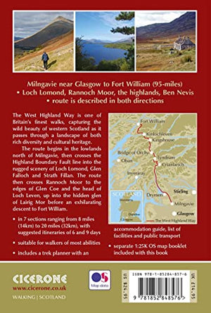 Walking the West Highland Way: Milngavie to Fort William Scottish Long Distance Route (UK longdistance trails series),Used