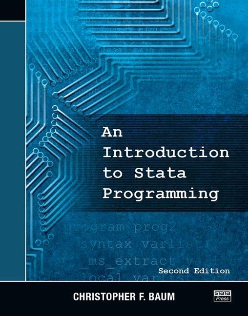 An Introduction to Stata Programming, Second Edition,Used