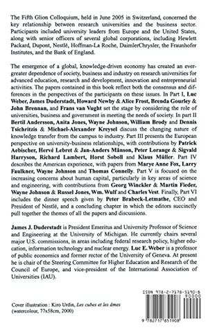 Universities and Business: Partnering for the Knowledge Society (Economica),Used