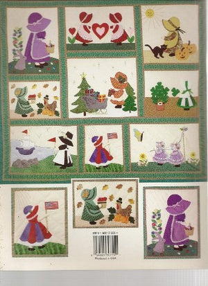 Quilting: Sunbonnet Sue Celebrates the Holidays,Used