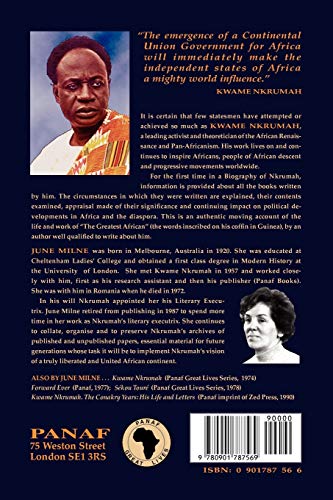Kwame Nkrumah, a Biography,Used