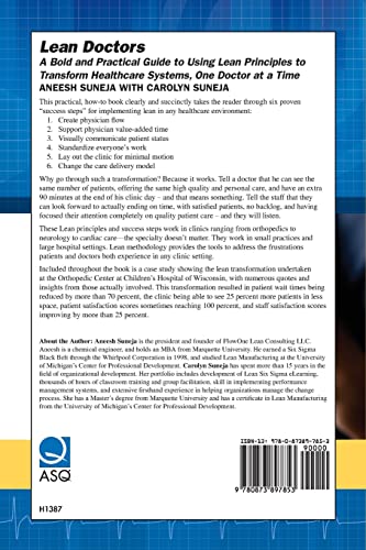 Lean Doctors: A Bold And Practical Guide To Using Lean Principles To Transform Healthcare Systems, One Doctor At A Time,Used