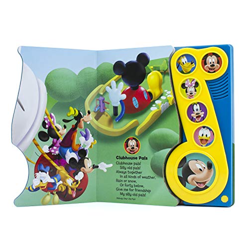 Phoenix International Publications Disney Mickey Mouse Clubhouse Sound Book - Let's Sing! Interactive Music Note Book for Kids