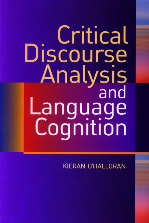 Critical Discourse Analysis and Language Cognition,Used