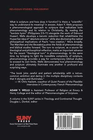 Manifest and the Revealed, The (SUNY Series in Theology and Continental Thought),Used