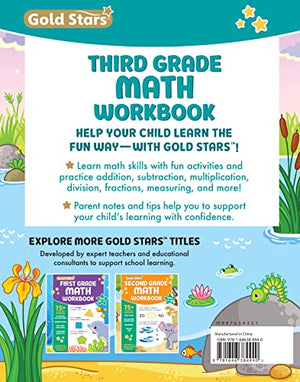 Third Grade Math Workbook Ages 8 to 9: 75+ Activities Multiplication & Division, Fractions, Area & Perimeter, Data, Math Facts, ,Used