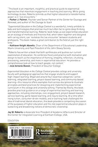Experiential Education in the College Context,Used