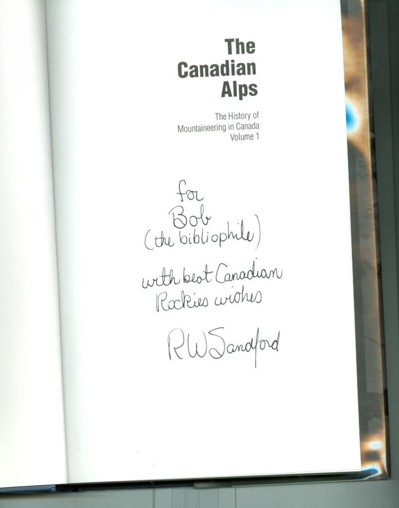 The Canadian Alps (The History of mountaineering in Canada),Used