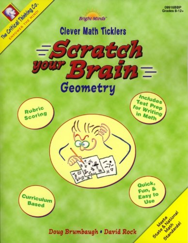Scratch Your Brain Geometry: Math Games, Tricks, and Quick Activities (Clever Math Ticklers),Used